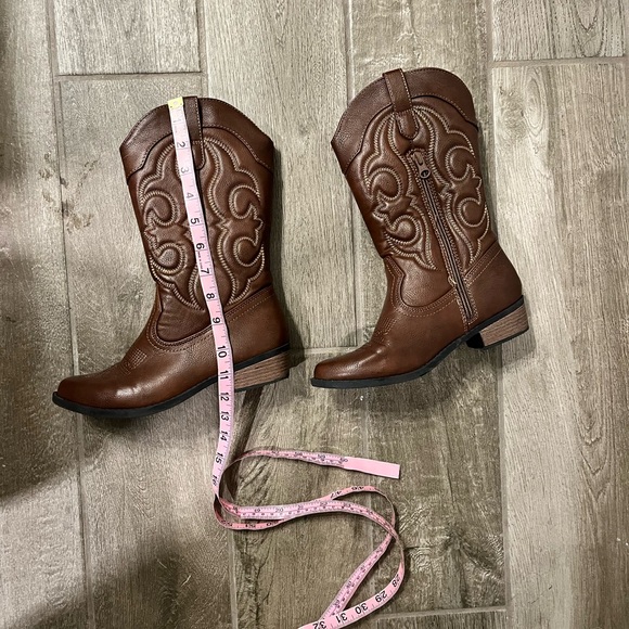 Cat & Jack Cowgirl Boots Size 4 Western Boots - Picture 11 of 12